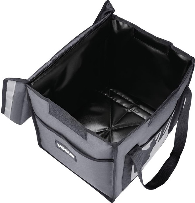  Vogue Sac de livraison isotherme pliant gris 305&nbsp;x&nbsp;380&nbsp;x&nbsp;380&nbsp;mm 
