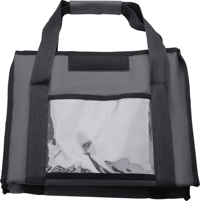  Vogue Sac de livraison isotherme pliant gris 305&nbsp;x&nbsp;380&nbsp;x&nbsp;380&nbsp;mm 