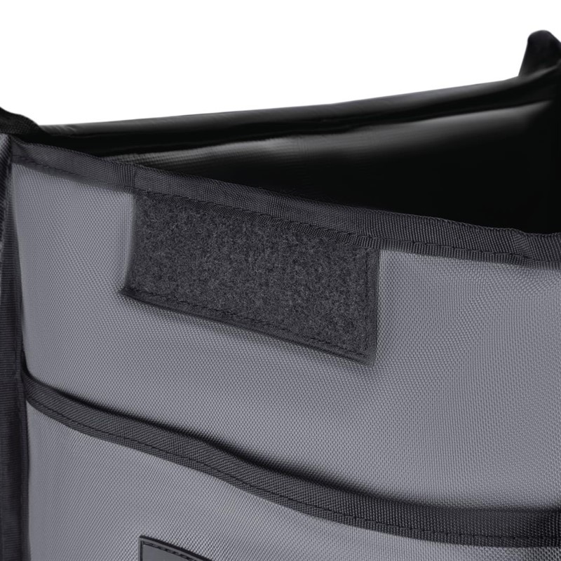  Vogue Sac de livraison isotherme pliant gris 540&nbsp;x360&nbsp;x&nbsp;430&nbsp;mm 