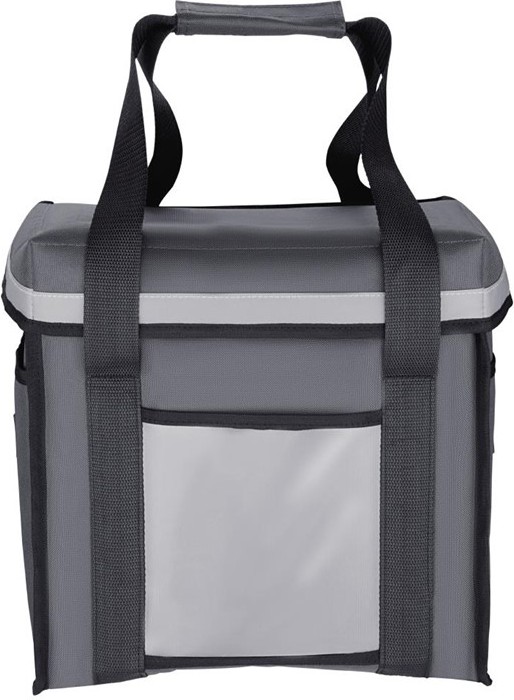  Vogue Sac de livraison isotherme chargement par le haut gris 330&nbsp;x&nbsp;230&nbsp;x&nbsp;330&nbsp;mm 