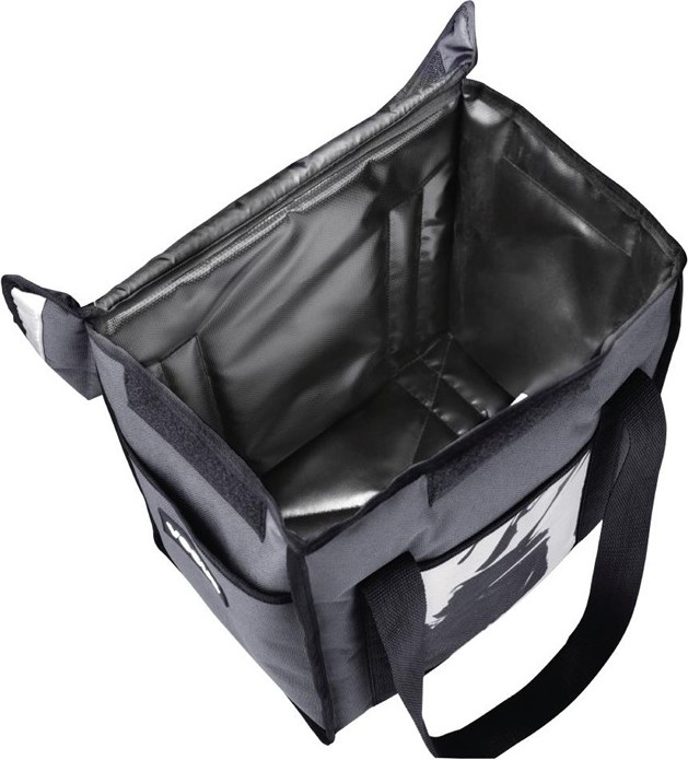  Vogue Sac de livraison isotherme chargement par le haut gris 330&nbsp;x&nbsp;230&nbsp;x&nbsp;330&nbsp;mm 