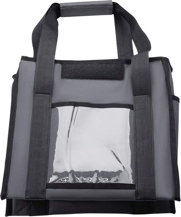  Vogue Sac de livraison isotherme chargement par le haut gris 330&nbsp;x&nbsp;230&nbsp;x&nbsp;330&nbsp;mm 