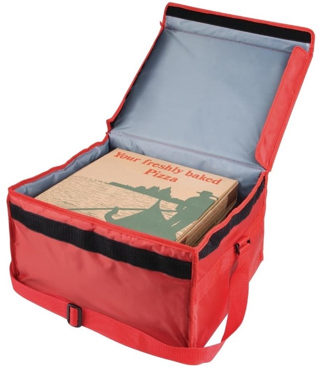  Vogue Grand sac de livraison pizza isotherme en nylon Vogue 