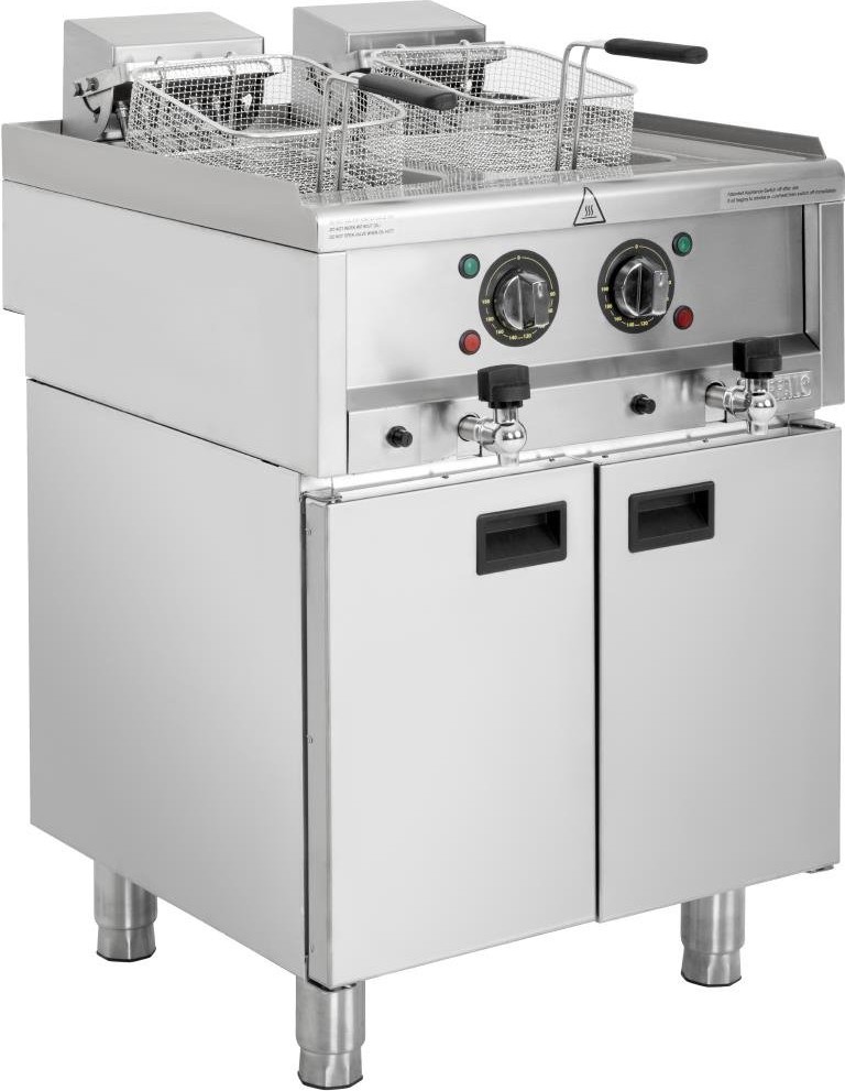  Buffalo Friteuse &eacute;lectrique double cuve S&eacute;rie 600 2x 8L 