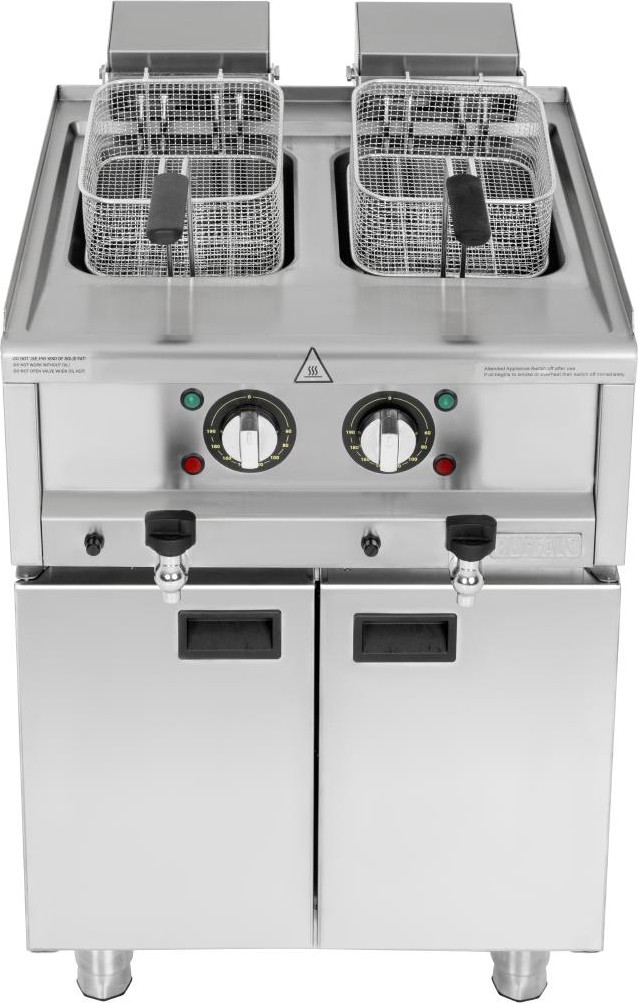  Buffalo Friteuse &eacute;lectrique double cuve S&eacute;rie 600 2x 8L 