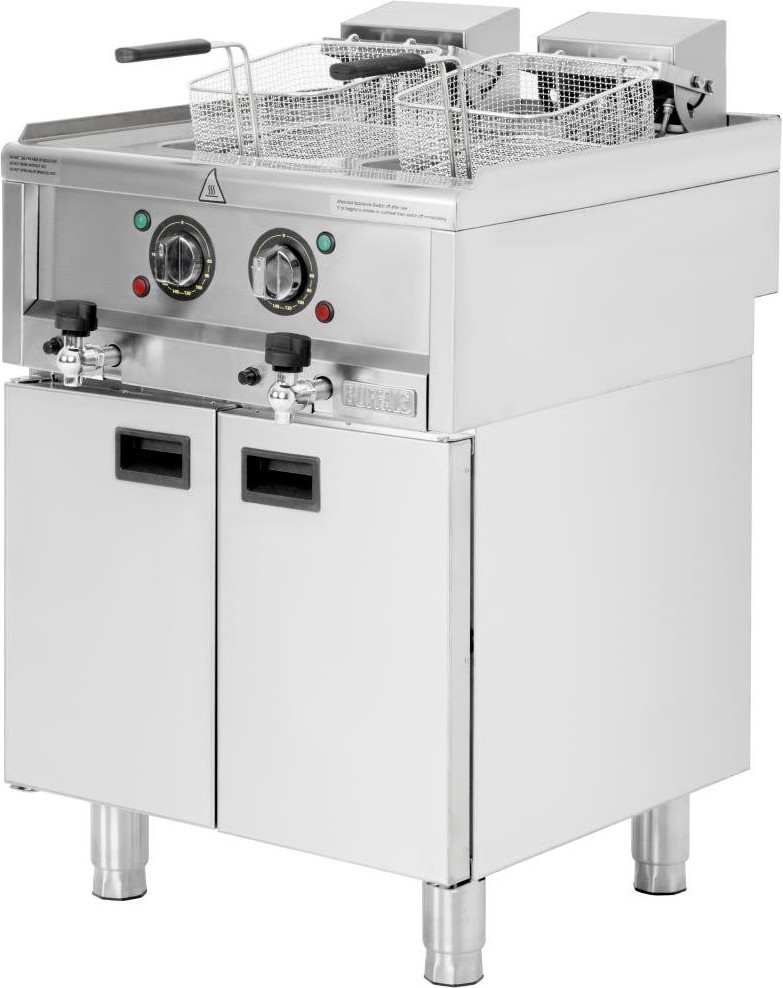  Buffalo Friteuse &eacute;lectrique double cuve S&eacute;rie 600 2x 8L 