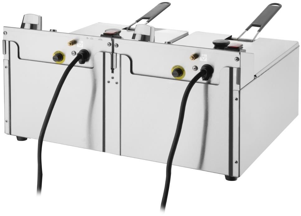 Buffalo Friteuse double - 2x5L 2x2,8kW 