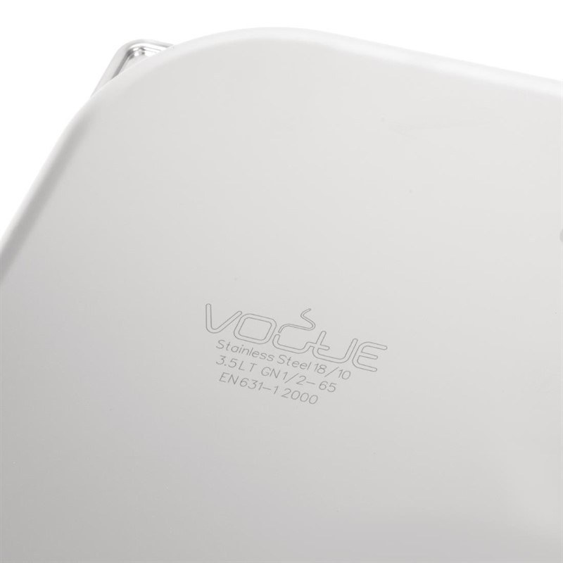  Vogue Bac inox 18/10 GN 1/2 65mm 