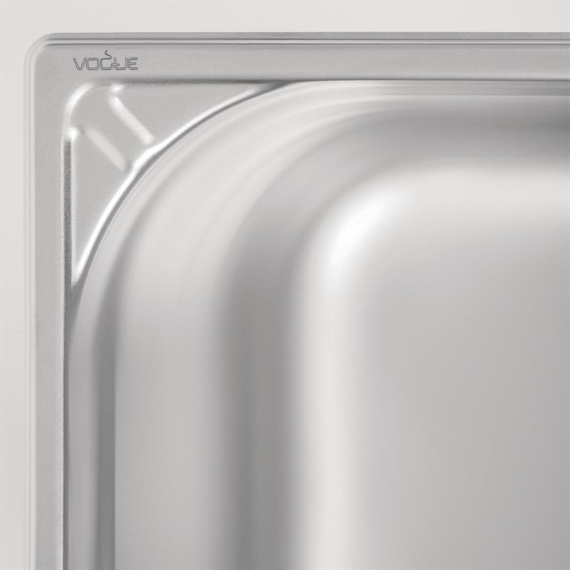  Vogue Bac inox 18/10 GN 1/2 200mm 