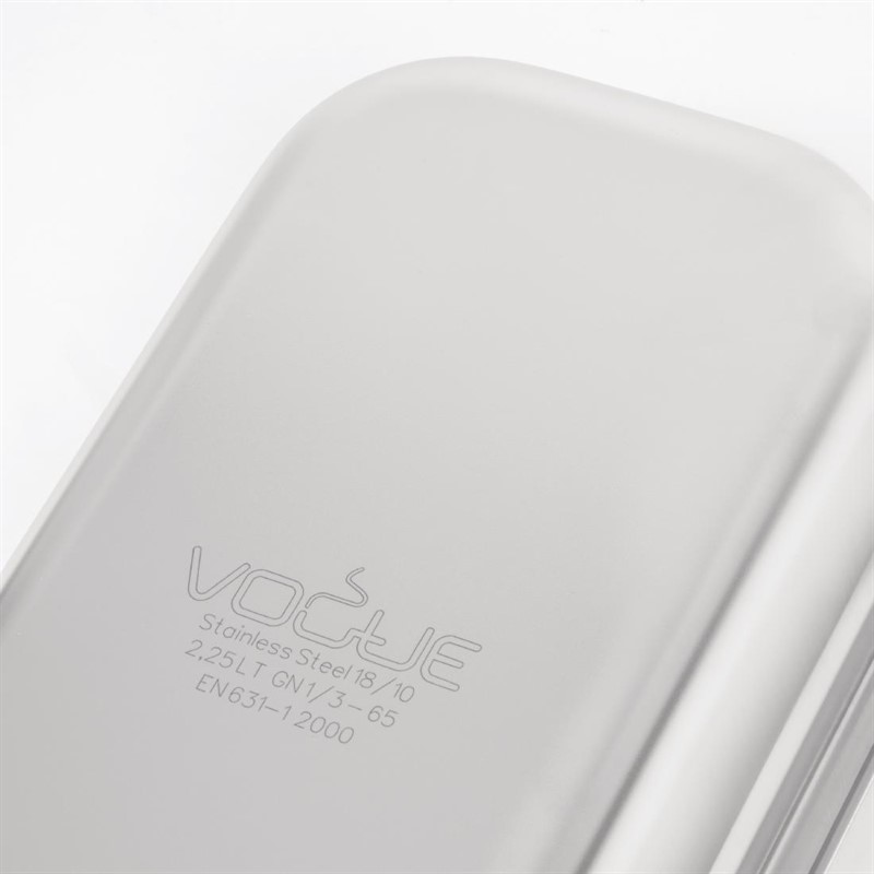  Vogue Bac inox 18/10 GN 1/3 65mm 