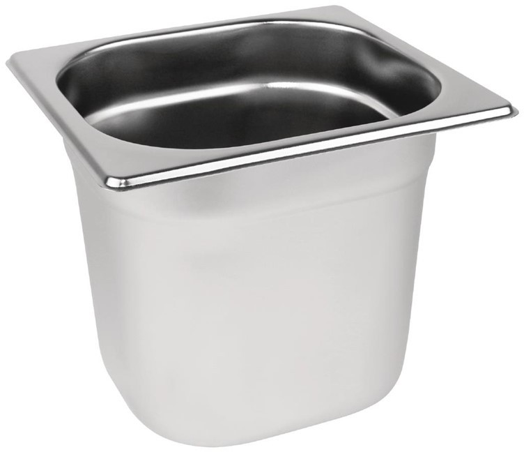  Vogue Bac Gastronorme inox GN 1/6 150mm Vogue 