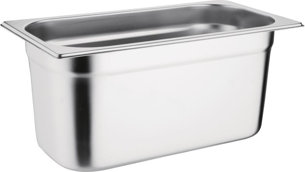  Vogue Ensemble inox 3 GN 1/3  avec couvercles Vogue 