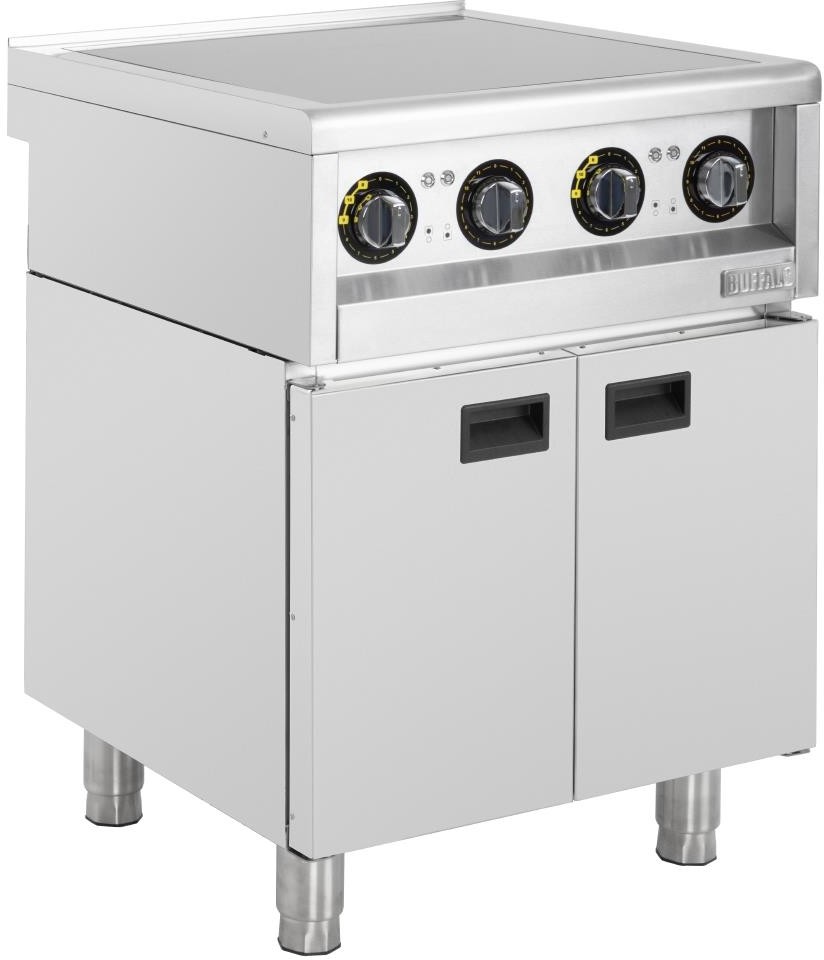  Buffalo Plaque induction 4 zones sur meuble S&eacute;rie 600 2x 3kW 