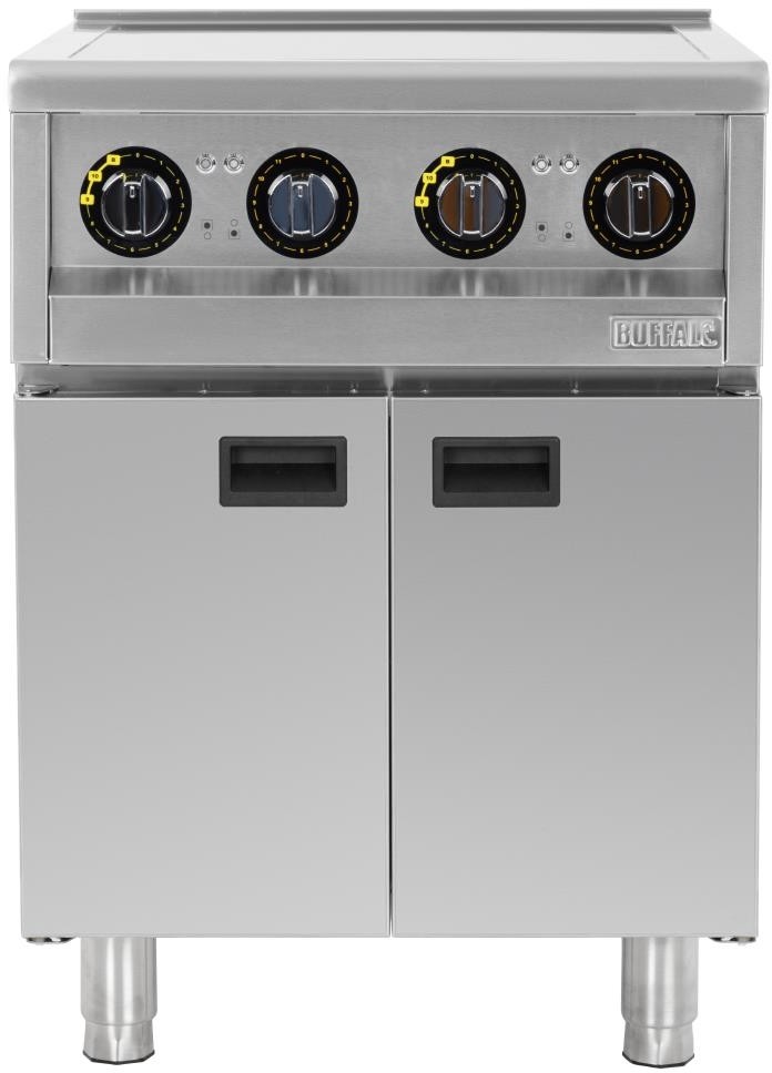  Buffalo Plaque induction 4 zones sur meuble S&eacute;rie 600 2x 3kW 