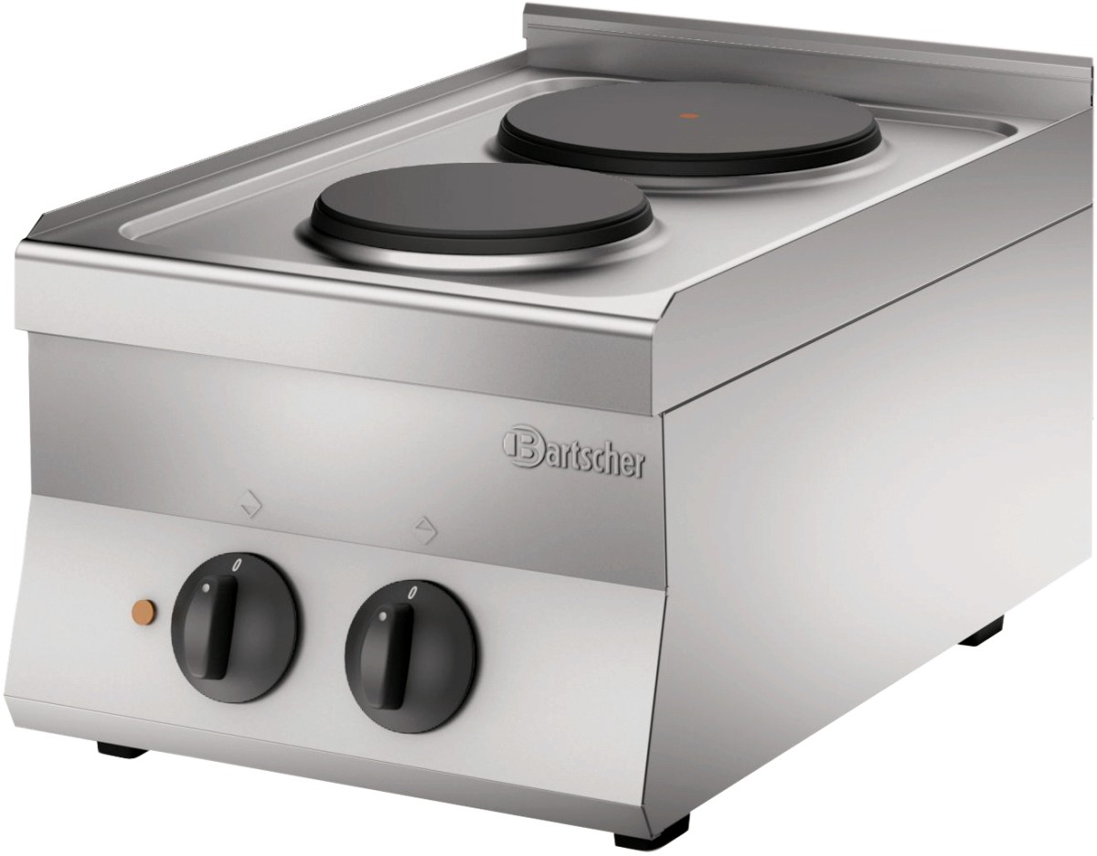  Bartscher Plan de cuisson &eacute;le 650, B400, 2PL, TGOK 