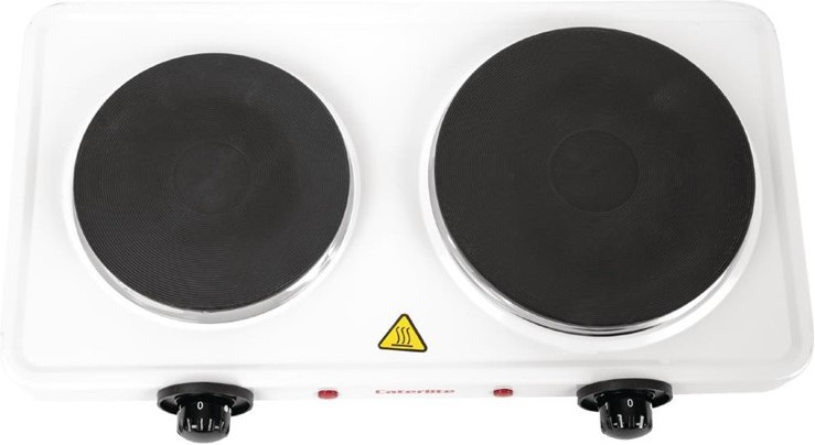 Caterlite Plaque de cuisson &eacute;lectrique double 