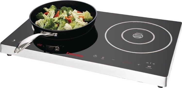  Caterlite Double plaque de cuisson induction &agrave; commande tactile 3&nbsp;kW 