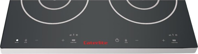  Caterlite Double plaque de cuisson induction &agrave; commande tactile 3&nbsp;kW 