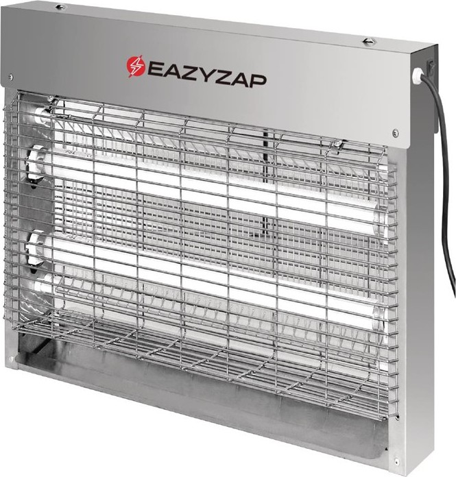  Eazyzap D&eacute;sinsectiseur LED en inox bross&eacute; 8W 