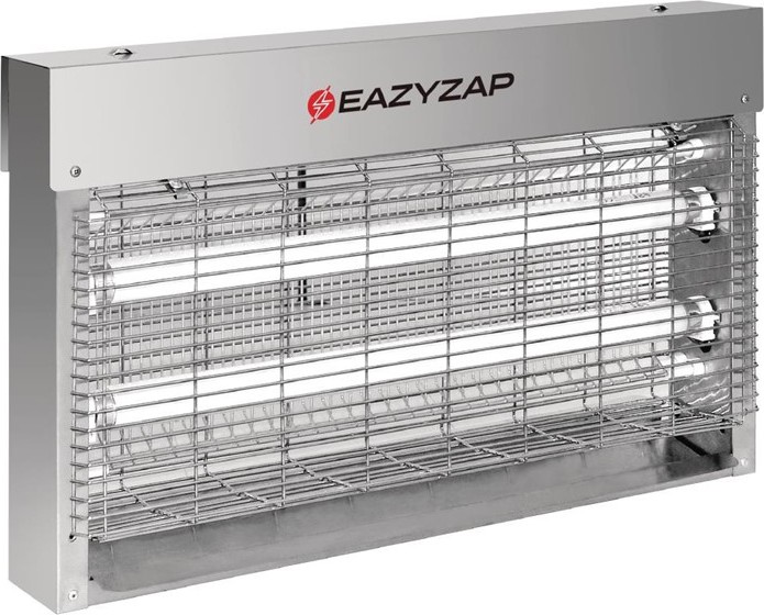  Eazyzap D&eacute;sinsectiseur LED en inox bross&eacute; 20W 