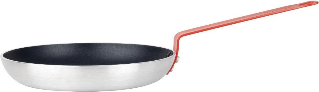  Hygiplas Po&ecirc;le aluminium antiadh&eacute;sive Teflon Platinum Plus avec manche rouge 280mm 