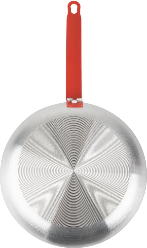  Hygiplas Po&ecirc;le aluminium antiadh&eacute;sive Teflon Platinum Plus avec manche rouge 280mm 