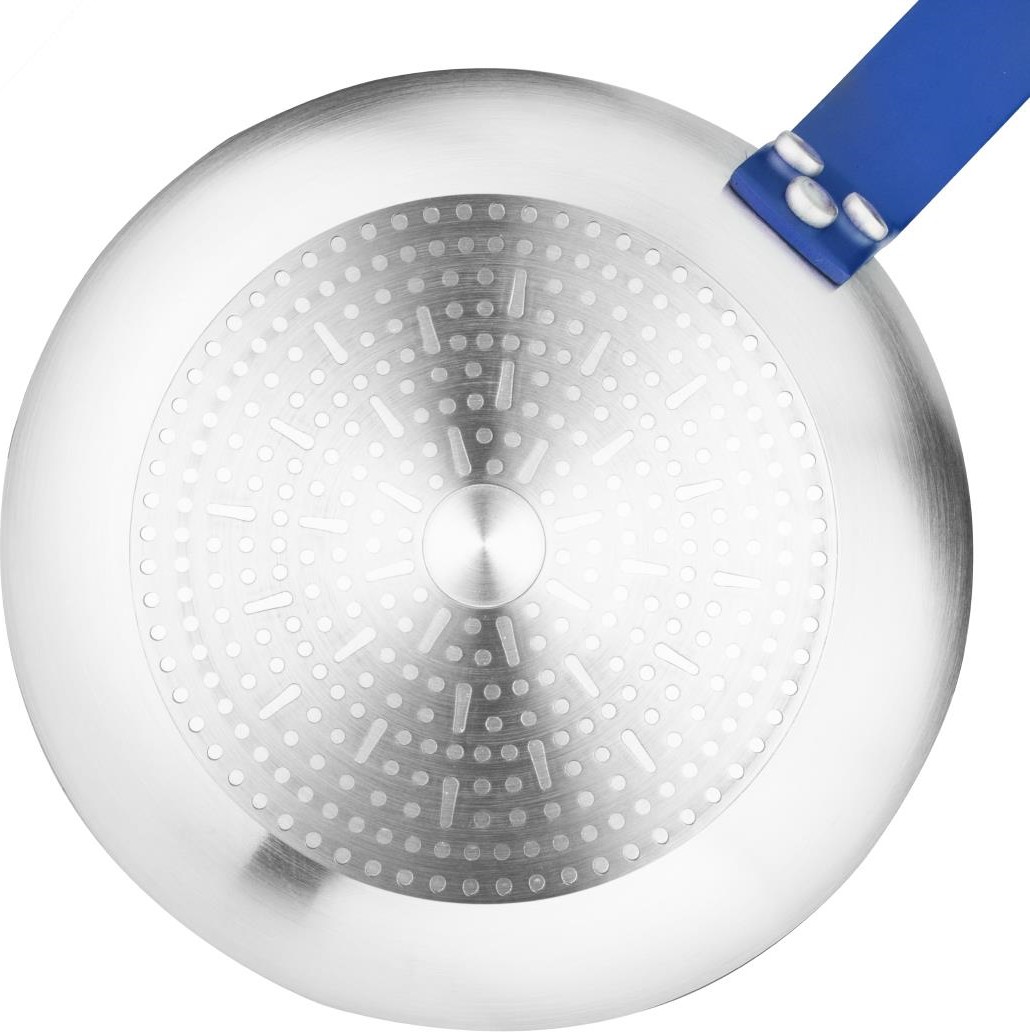  Hygiplas Po&ecirc;le aluminium antiadh&eacute;sive Teflon Platinum Plus avec manche bleu 200mm 