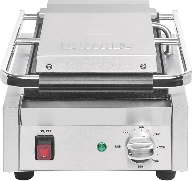  Buffalo Gril de contact simple Bistro lisse/lisse 