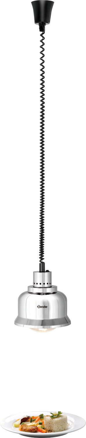  Bartscher Lampe chauffante IWL250D CHR 