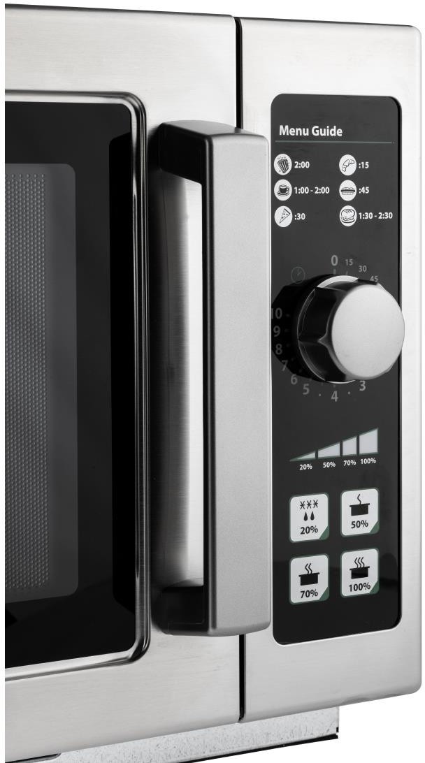  Menumaster Micro-ondes manuel grande capacit&eacute; RCS511DSE 