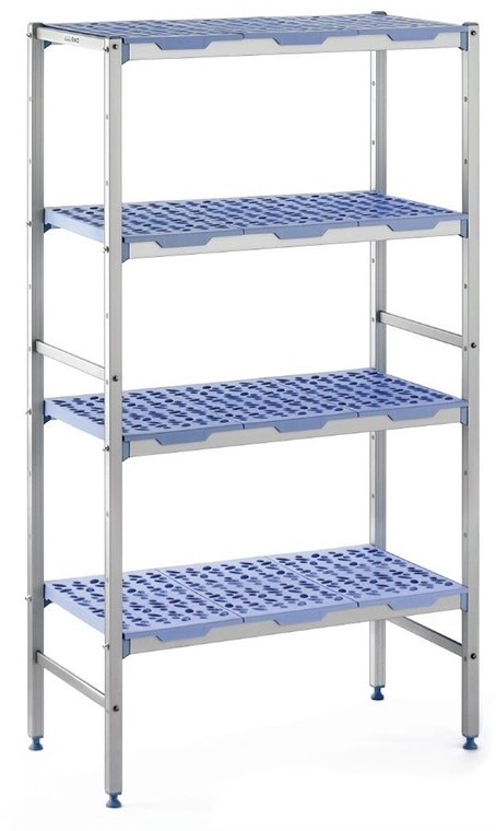  Tournus Rayonnage modulaire 4 niveaux 400 x 1292mm 