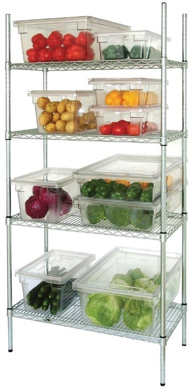  Vogue Etag&egrave;re modulaire 4 niveaux 1220x457mm Vogue 