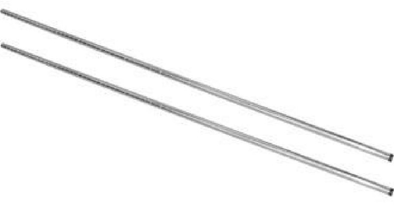  Vogue Poteaux chrom&eacute; montant droit 1830mm 