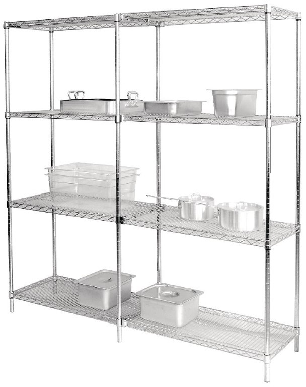  Vogue Lot de 2 &eacute;tag&egrave;res m&eacute;talliques 915x 457mm 