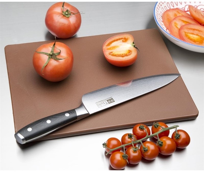  Hygiplas Petite planche &agrave; d&eacute;couper basse densit&eacute; marron 