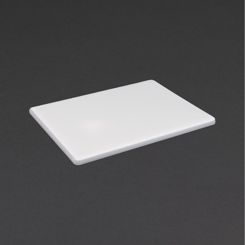  Hygiplas Petite planche &agrave; d&eacute;couper basse densit&eacute; blanche 