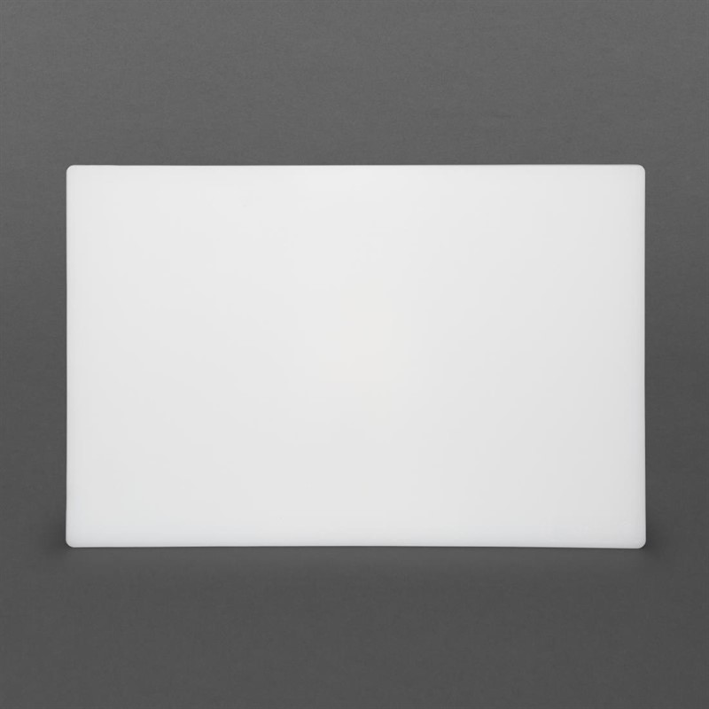  Hygiplas Petite planche &agrave; d&eacute;couper basse densit&eacute; blanche 