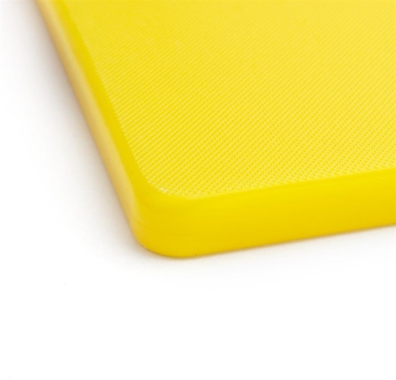  Hygiplas Petite planche &agrave; d&eacute;couper basse densit&eacute; jaune 