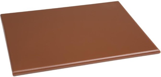  Hygiplas Petite planche &agrave; d&eacute;couper haute densit&eacute; marron 