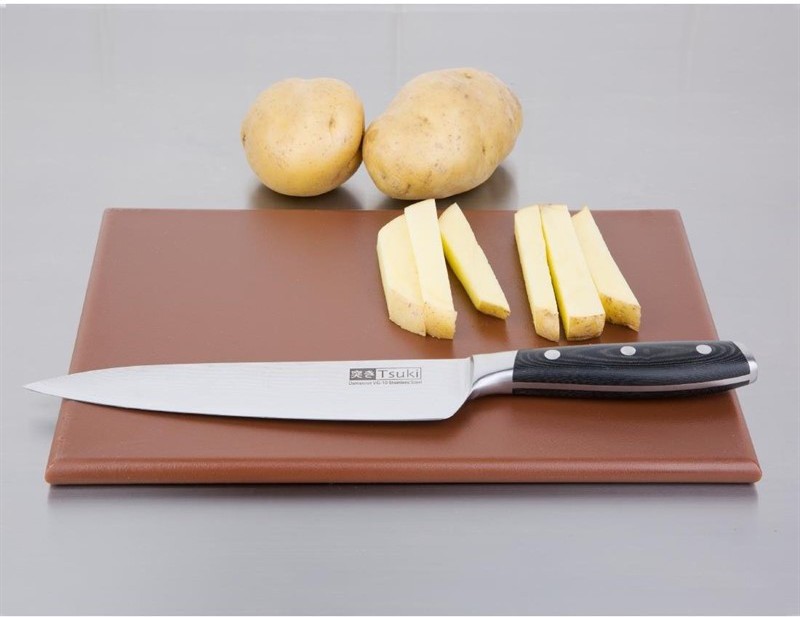  Hygiplas Petite planche &agrave; d&eacute;couper haute densit&eacute; marron 