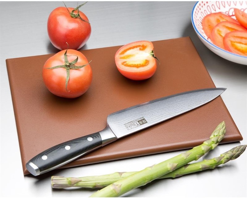  Hygiplas Petite planche &agrave; d&eacute;couper haute densit&eacute; marron 