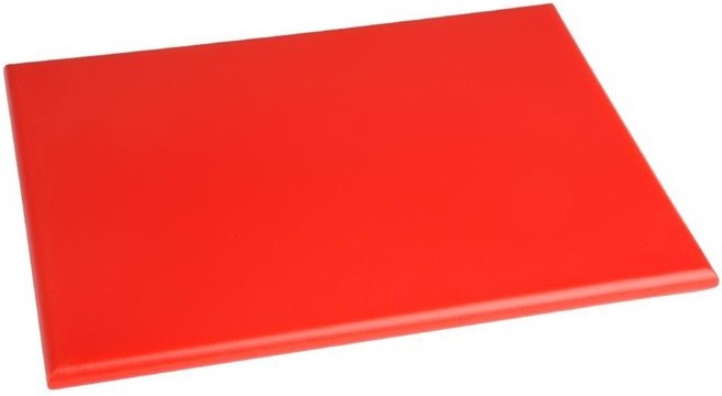  Hygiplas Petite planche &agrave; d&eacute;couper haute densit&eacute; rouge 