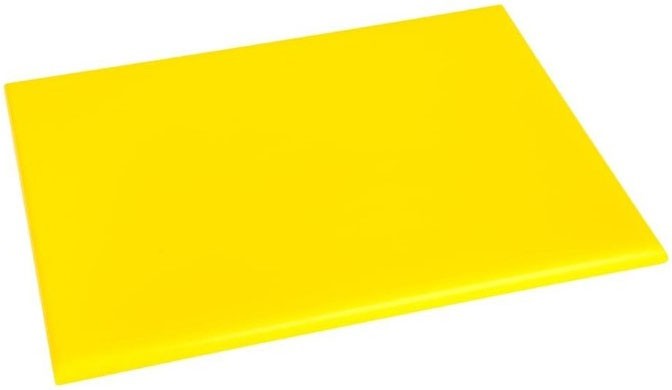  Hygiplas Petite planche &agrave; d&eacute;couper haute densit&eacute; jaune 