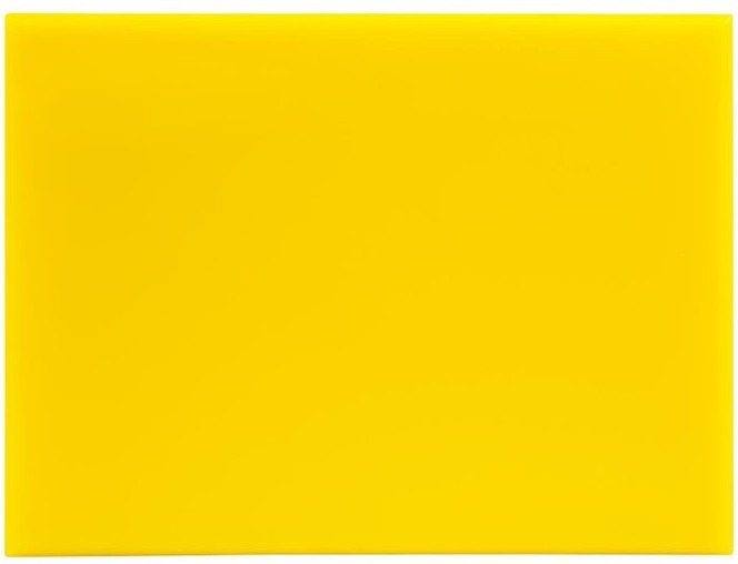  Hygiplas Petite planche &agrave; d&eacute;couper haute densit&eacute; jaune 