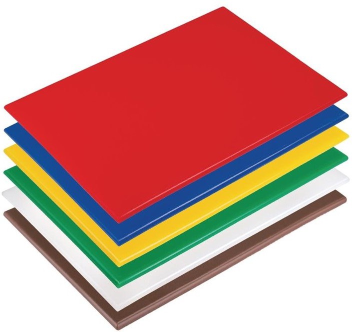  Hygiplas Lot de 6 planches &agrave; d&eacute;couper antibact&eacute;riennes basse densit&eacute; Hygiplas 
