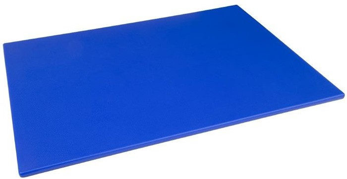  Hygiplas Grande planche &agrave; d&eacute;couper basse densit&eacute; bleue 