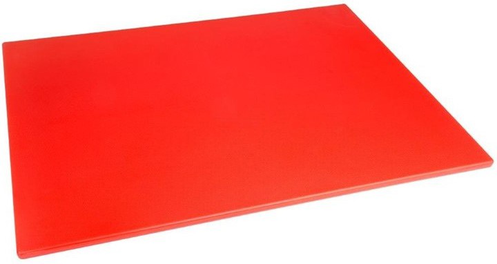  Hygiplas Grande planche &agrave; d&eacute;couper basse densit&eacute; rouge 