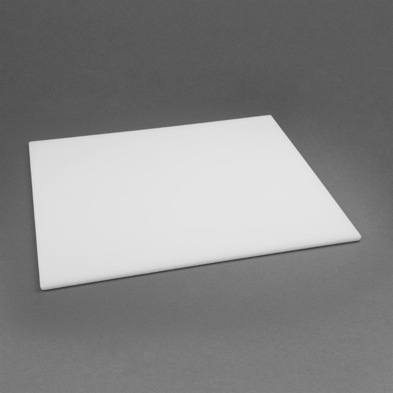  Hygiplas Grande planche &agrave; d&eacute;couper basse densit&eacute; blanche 