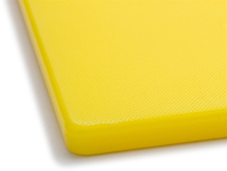  Hygiplas Grande planche &agrave; d&eacute;couper basse densit&eacute; jaune 
