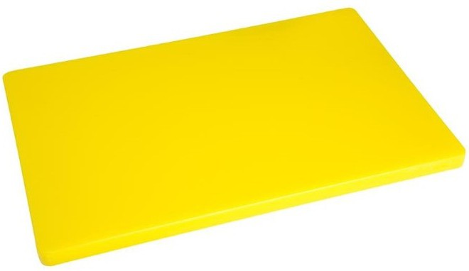  Hygiplas Grande planche &agrave; d&eacute;couper &eacute;paisse basse densit&eacute; jaune 